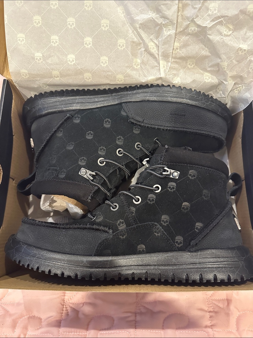 Hey Dude Men’s Black Jelly Roll Bradley Suede